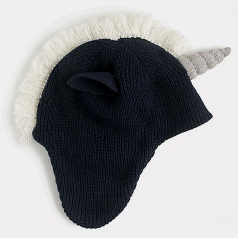 Crewcuts Kids' Unisex Unicorn Knit Trapper Hat - Size S/M